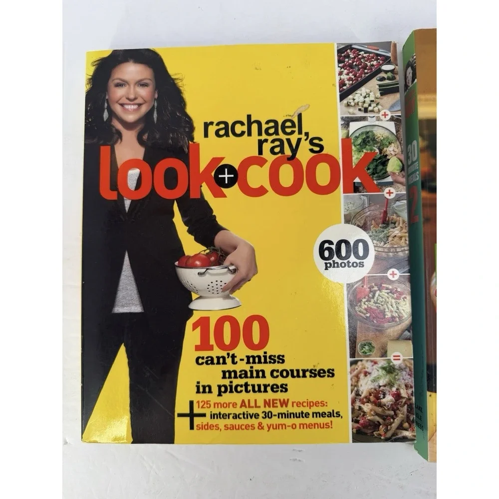 Rachael Ray Cookbook Bundle Look + Cook and 30-Minute Meals 2  Softcover